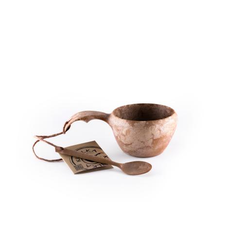 Kupilka 21 Classic Cup + Teaspoon in Geschenkbox original brown