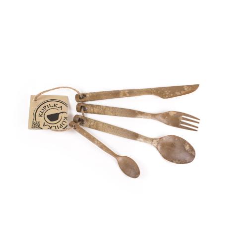 Kupilka Cutlery Set in Geschenkbox original brown