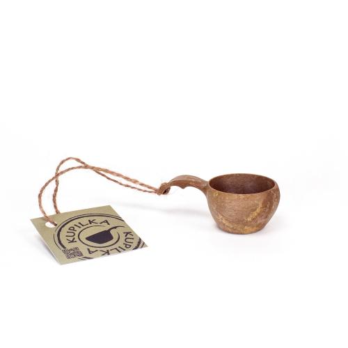 Kupilka 1 Mini Cup mit Jutekordel original brown
