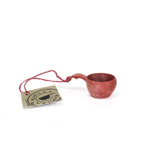 Kupilka 1 Mini Cup mit Jutekordel cranberry red