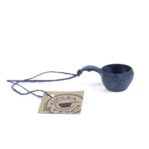 Kupilka 1 Mini Cup mit Jutekordel blueberry blue