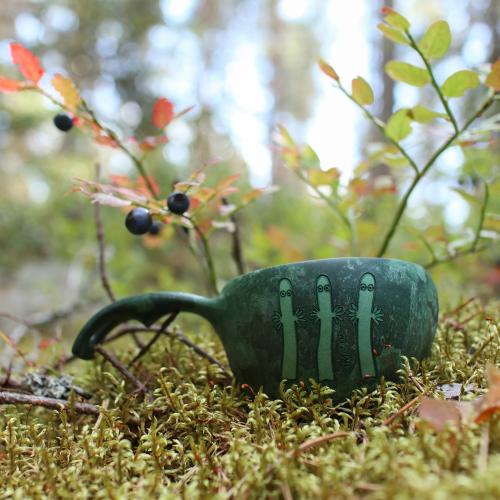 Kupilka 12 Moomin Cup Hattifattener conifer green