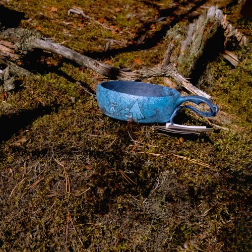 Kupilka 33 Moomin Bowl Moomins Camping blueberry blue