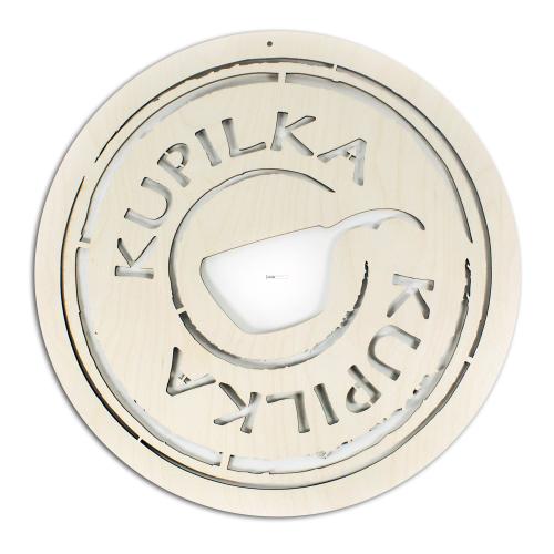 Kupilka Logo aus Holz 38 cm