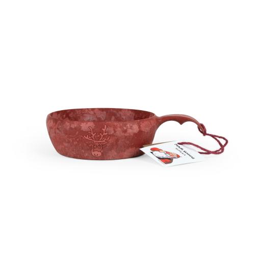 Kupilka 55 Bowl Mauri Kunnas Reindeer cranberry red