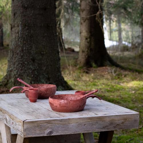 Kupilka START THE DAY Set cranberry red